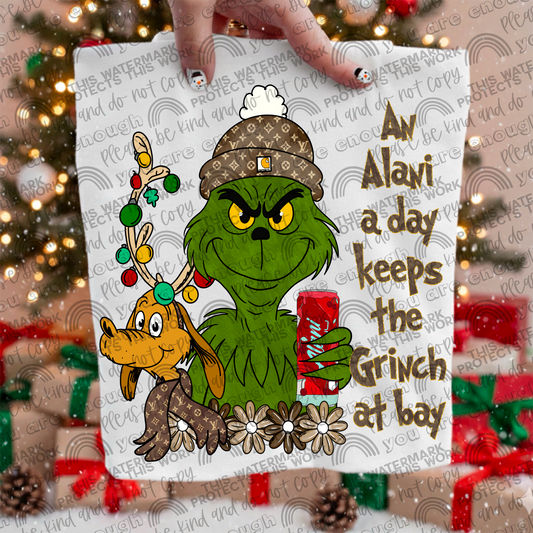 An Alani A Day Keeps the Green Guy At Bay Cherry Slush PNG File