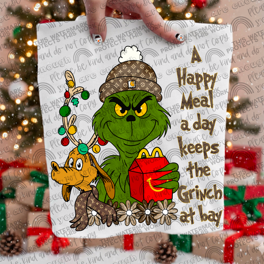 A Happy Meal A Day Keeps the Green Guy At Bay PNG File