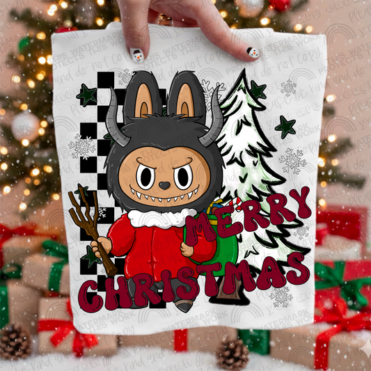Krampus Merry Christmas La Bu Bu PNG File