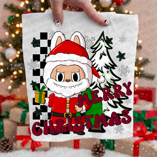 Santa Merry Christmas La Bu Bu PNG File