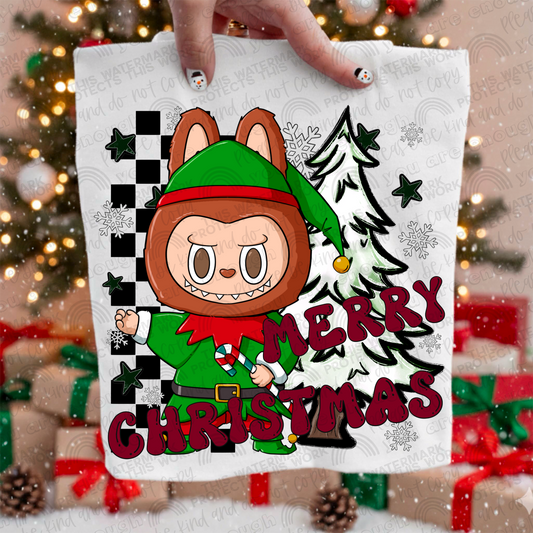 Elf Merry Christmas La Bu Bu PNG File