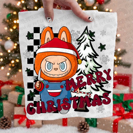 Chucky Merry Christmas La Bu Bu PNG File