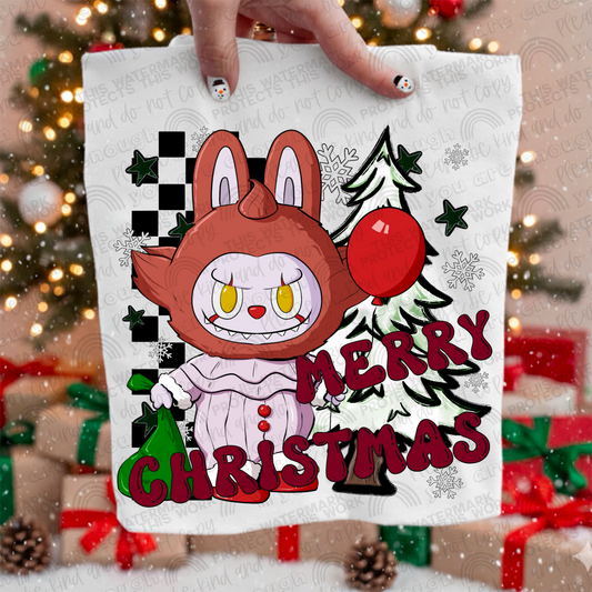 Pennywise Merry Christmas La Bu Bu PNG File