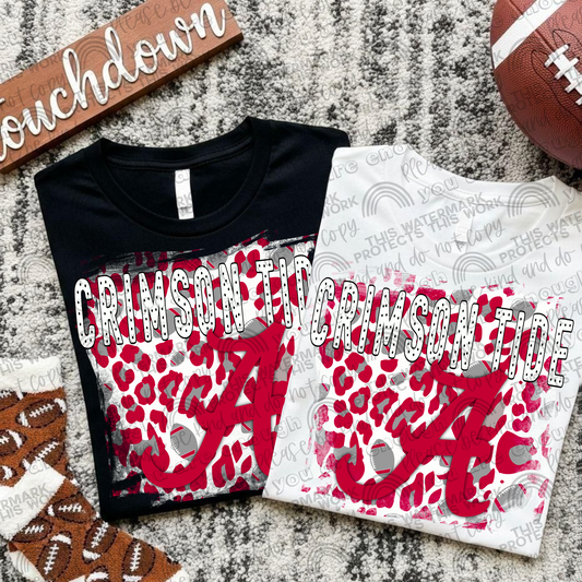 Alabama Crimson Tide Leopard PNG File