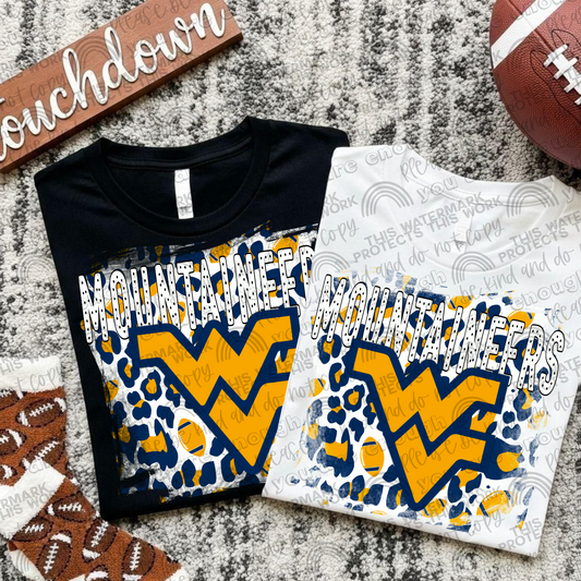 WV Mountaineers Leopard PNG File