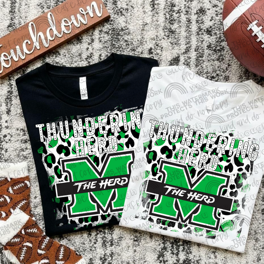 Marshall Thundering Herd Leopard PNG File