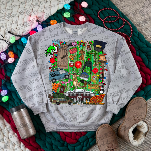 Christmas Mashup Framed PNG File