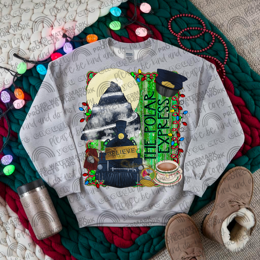 Polar Express Framed PNG File