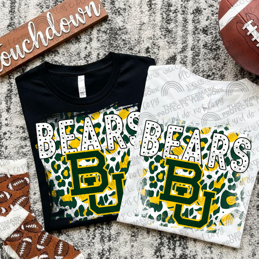 Baylor Bears Leopard PNG File