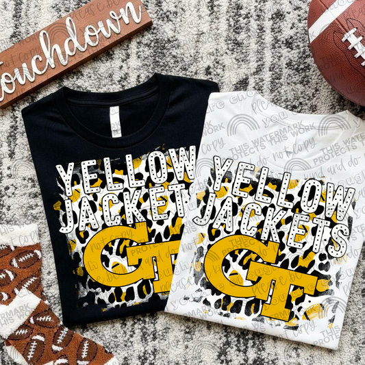 Georgia Tech Yellow Jackets Leopard PNG File