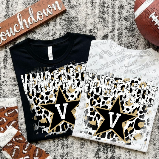 Vanderbilt Commodores Leopard PNG File