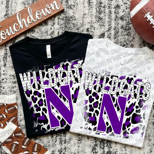 Northwestern Wildcats Leopard PNG File