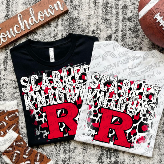 Rutgers Scarlet Knights Leopard PNG File