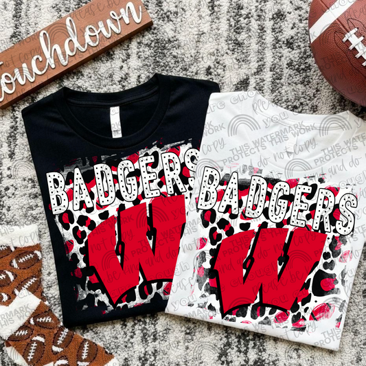 Wisconsin Badgers Leopard PNG File