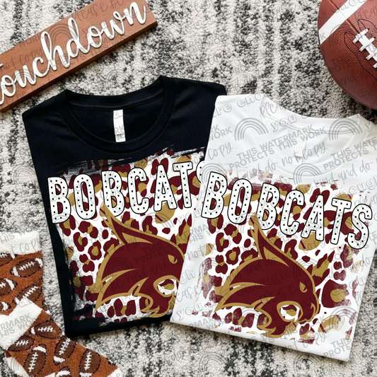 Texas State Bobcats Leopard PNG File