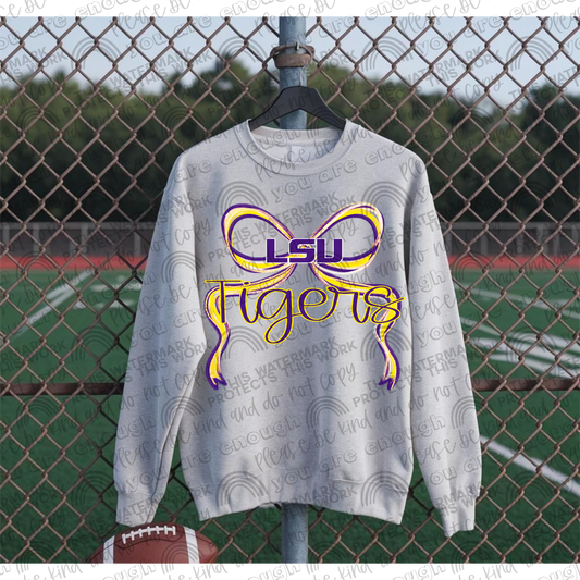 LSU Tigers Bow PNG File