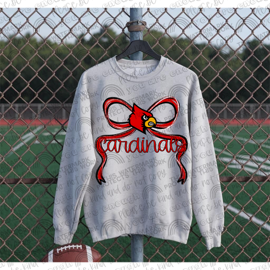 Louisville Cardinals Bow PNG File
