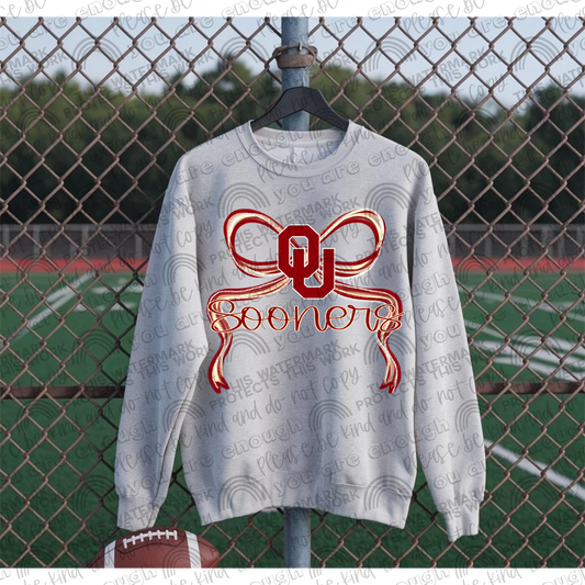 Oklahoma Sooners Bow PNG File