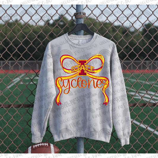Iowa State Cyclones Bow PNG File