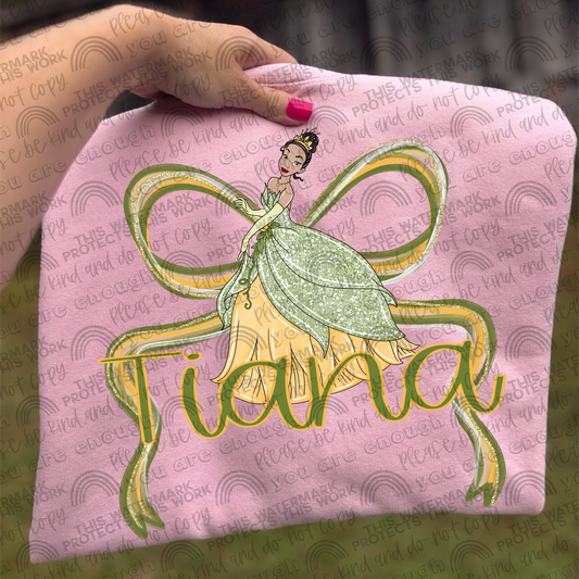 Tiana Bow PNG File