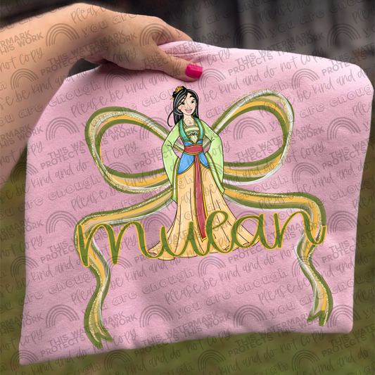 Mulan Bow PNG File
