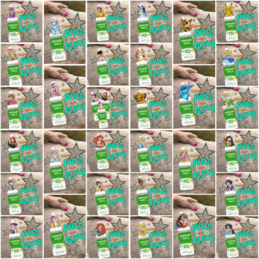 Running On Juice & Jesus G2G Kids Bundle- 32 PNG Files
