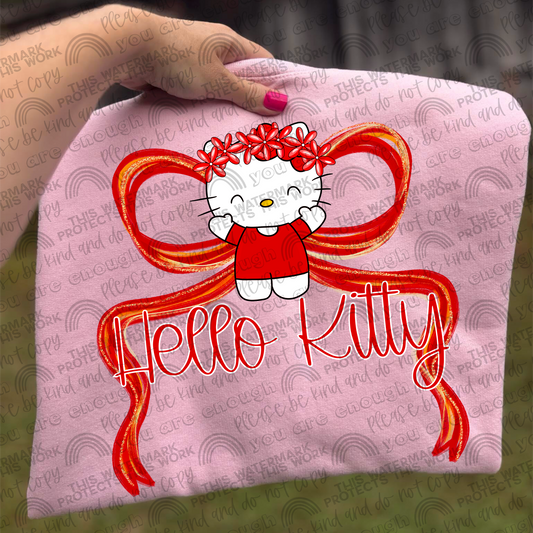 Hello Kitty Bow PNG File