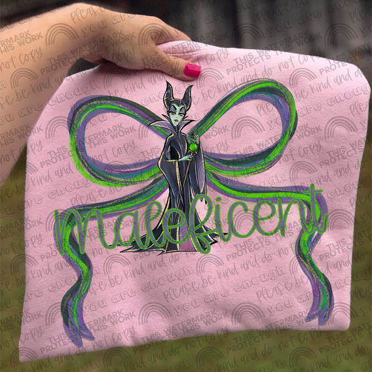 Maleficent Bow PNG File