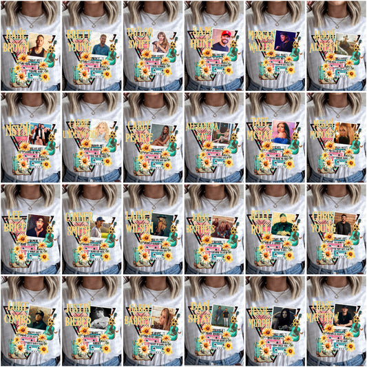 Music Artists Song Tapes Bundle- 46 PNG Files