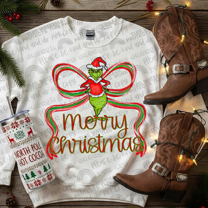 Merry Christmas Preppy Bows Bundle- 25 PNG Files