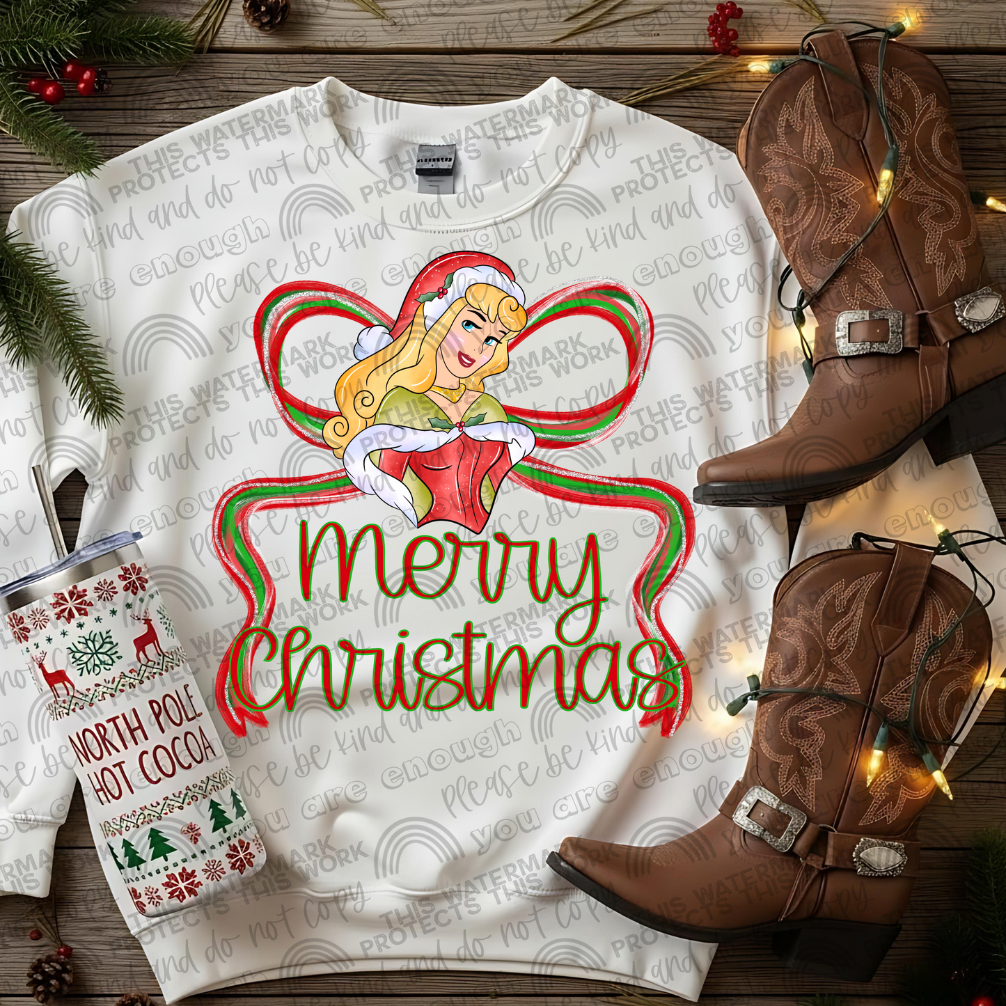 Merry Christmas Preppy Bows Bundle- 25 PNG Files