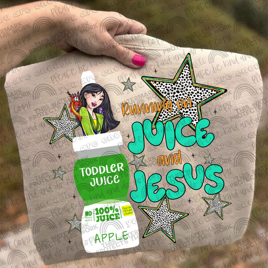 Mulan Running On Juice & Jesus PNG File
