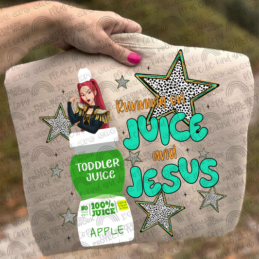 Mira Running On Juice & Jesus PNG File