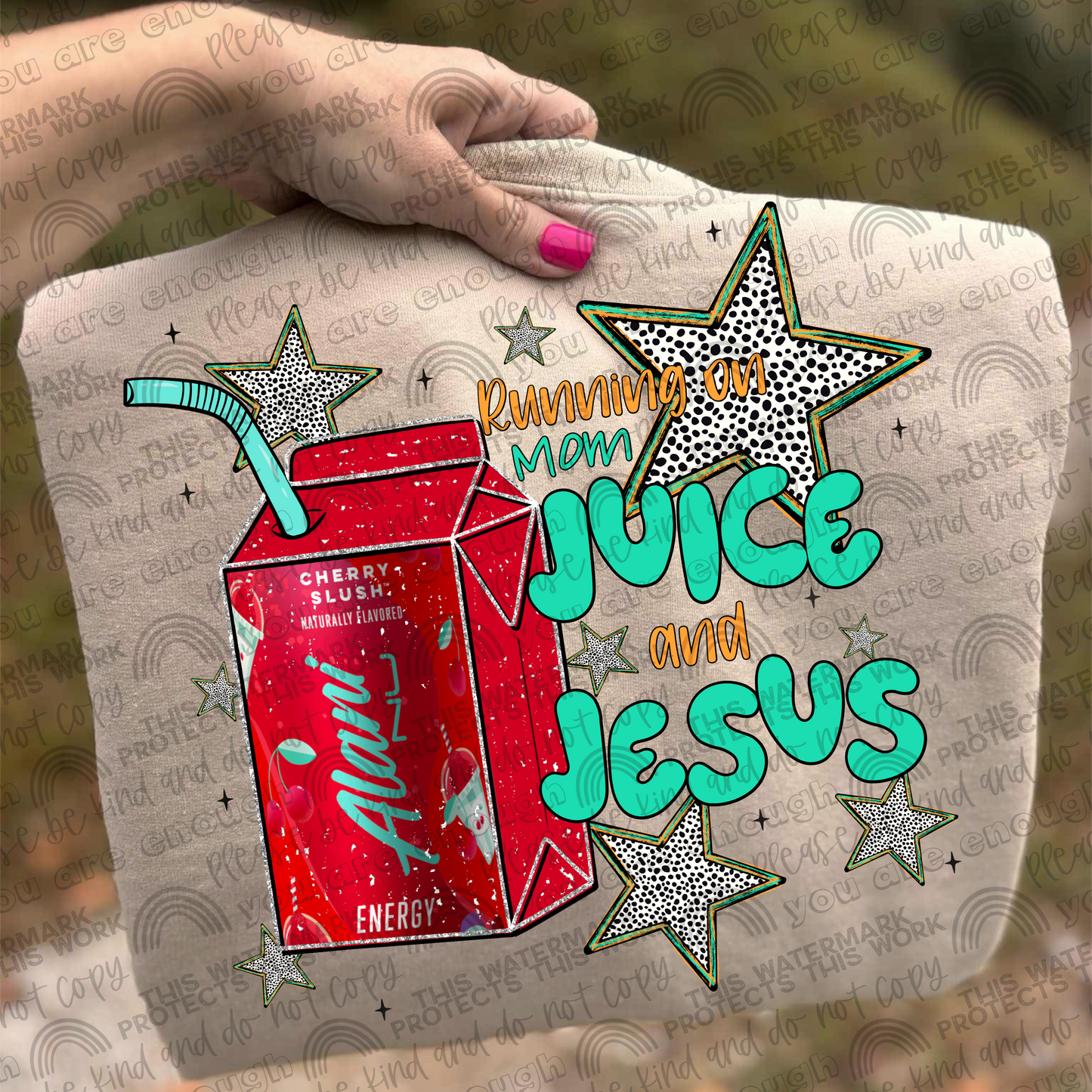 Running On Mom Juice & Jesus Bundle- 30 PNG Files