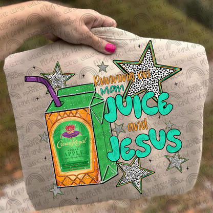 Running On Mom Juice & Jesus Bundle- 30 PNG Files