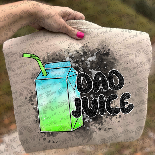 Loaded Tea Blue Green Dad Juice PNG File