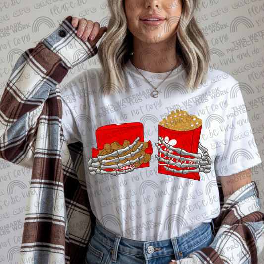 Chicfila Skellie Hands PNG File
