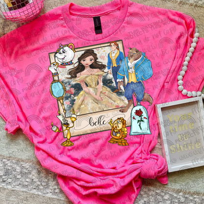 Princess Photo Collage Bundle- 12 PNG Files