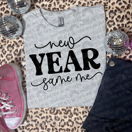 New Year Same Me PNG File