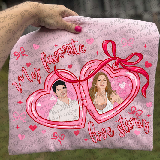 Nathan & Haley Locket My Favorite Love Story PNG File