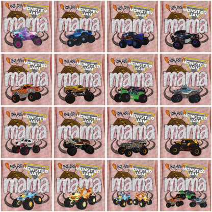 Monster Jam Mama Bundle- 16 PNG Files