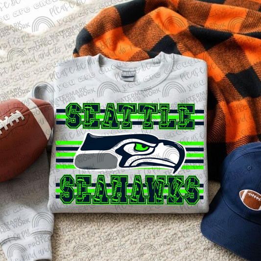 Seahawks Stripes PNG File