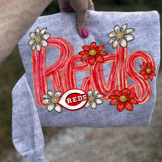 Reds Flowers PNG File
