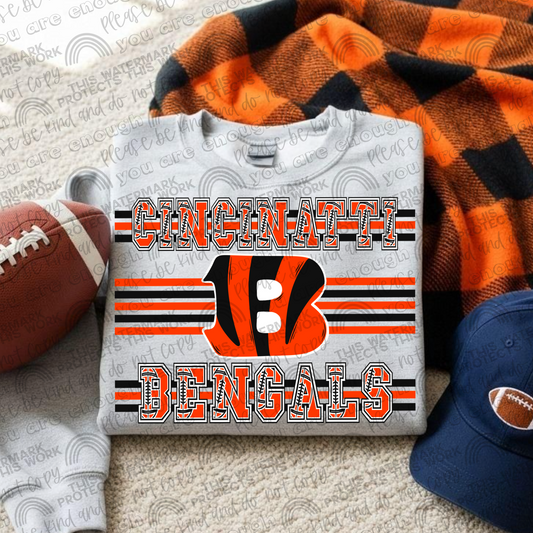 Bengals Stripes PNG File