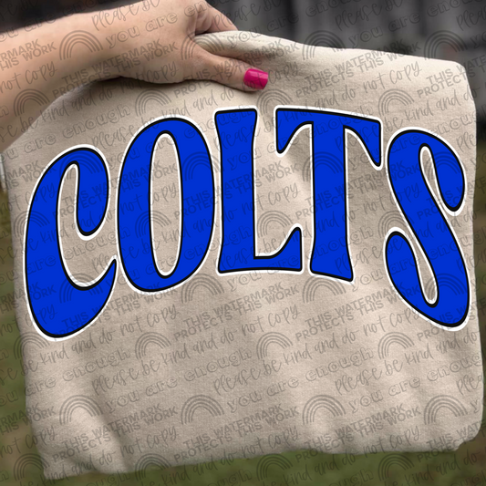 Colts With and Without Logo- 2 PNG Files