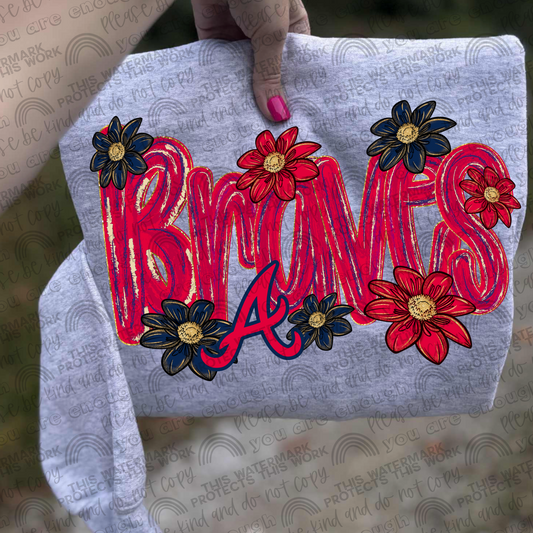 Braves Flowers PNG File
