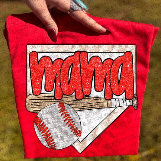 Baseball Mama PNG File