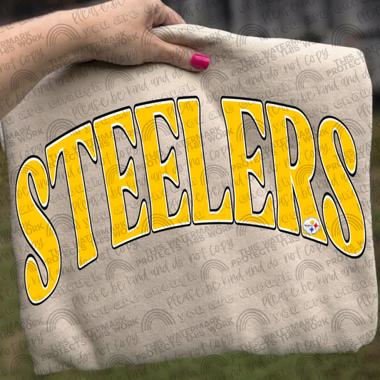Steelers With and Without Logo- 2 PNG Files