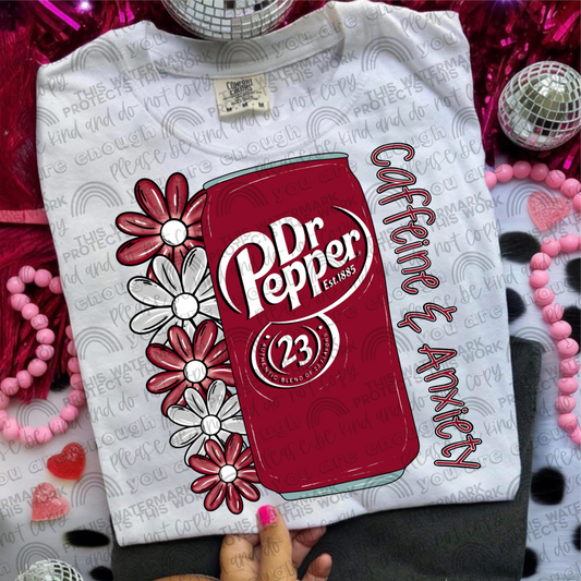 Caffeine & Anxiety Dr Pepper PNG File