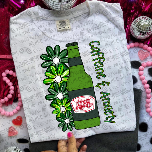 Caffeine & Anxiety Ale8 PNG File